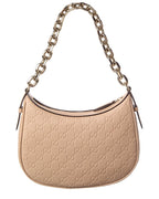 Gucci Gg Emblem Medium Leather Hobo Bag