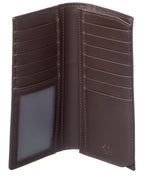 Gucci Gg Logo Canvas & Leather Zip Around Wallet