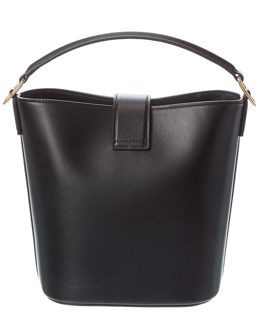 Celine Louise Small Leather Bucket Bag