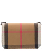 Burberry Madison Check Canvas & Leather Crossbody