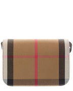 Burberry Check Canvas & Leather Crossbody