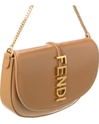 Fendi Fendigraphy Leather Wallet On Chain