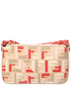 Fendi Baguette Ff Jacquard Pouch