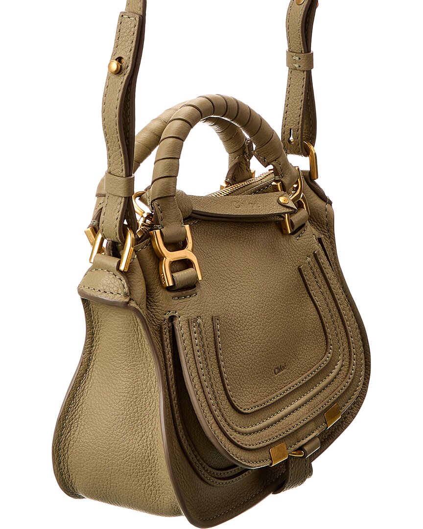 Chloé Marcie Mini Double Carry Leather Satchel