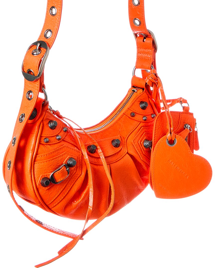 Balenciaga Le Cagole Xs Leather Hobo Bag