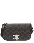 Celine Small Triomphe Canvas & Leather Crossbody
