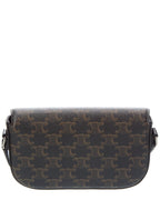 Celine Small Triomphe Canvas & Leather Crossbody