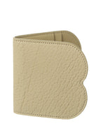 Burberry Chess Leather Card Holder White ONE SIZE