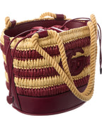 Gucci Gg Mini Leather-Trim Bucket Bag