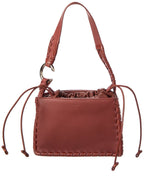 Chloé Mate Gusset Leather Shoulder Bag Brown Multi ONE SIZE