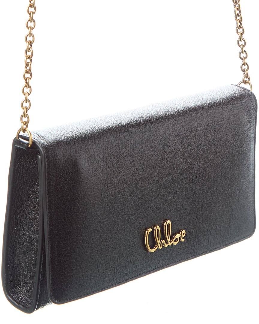 Chloé Leather Wallet On Chain