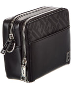 Fendi Squared Ff & Leather Camera Case Organizer