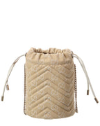 Gucci Gg Marmont Small Gg Canvas Bucket Bag