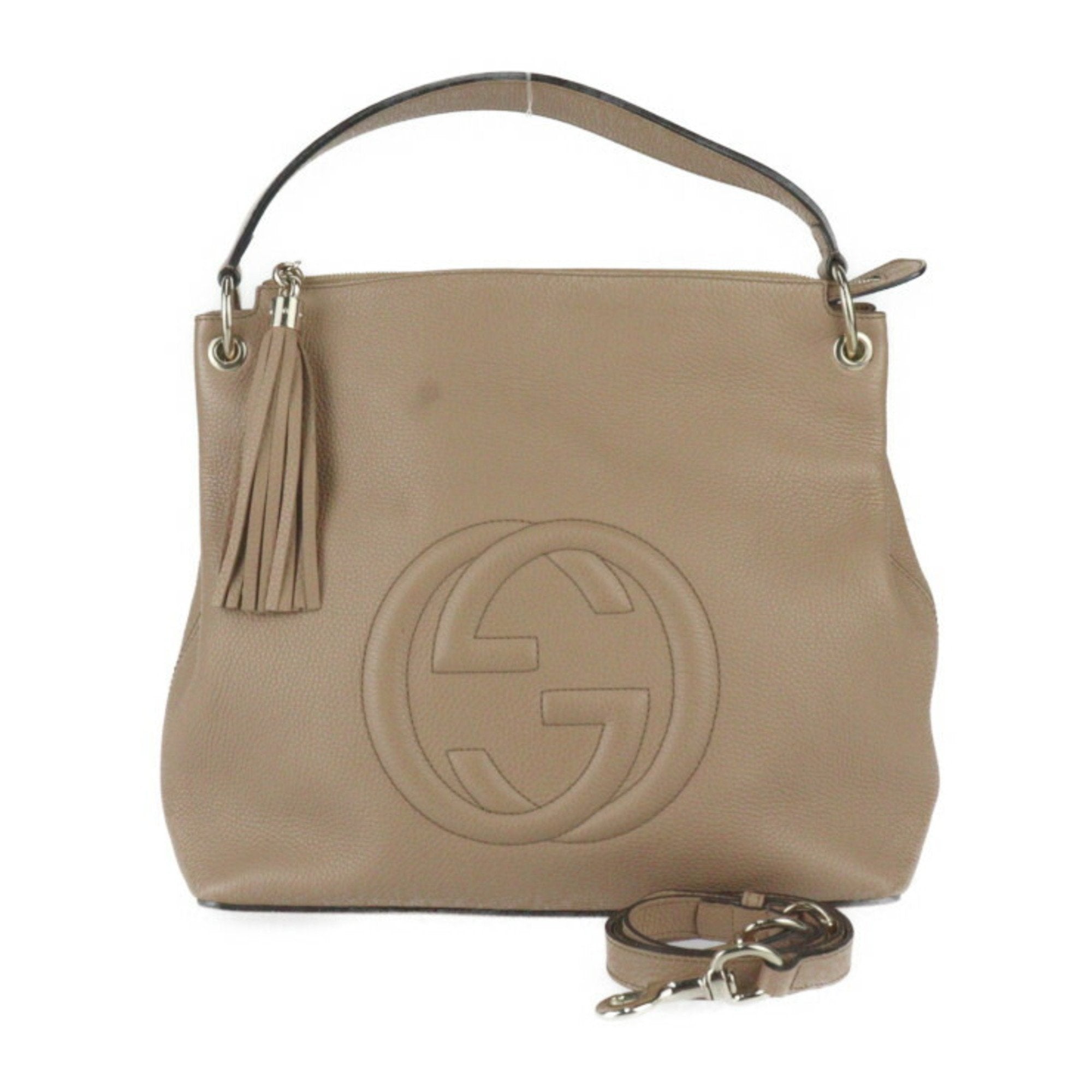 Gucci Soho Mauve Leather Tote Bag (Authentic Pre-Loved)
