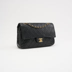 Chanel Vintage Black Medium Classic Double Flap Bag 2003