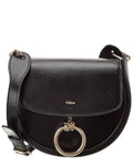 Chloé Arlene Leather Crossbody (Authentic Pre-Owned) Black ONE SIZE