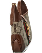 Gucci Jackie 1961 Mini Gg Supreme Canvas & Leather Shoulder Bag, Brown