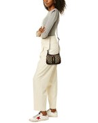 Gucci Jackie 1961 Mini Gg Supreme Canvas & Leather Shoulder Bag, Brown