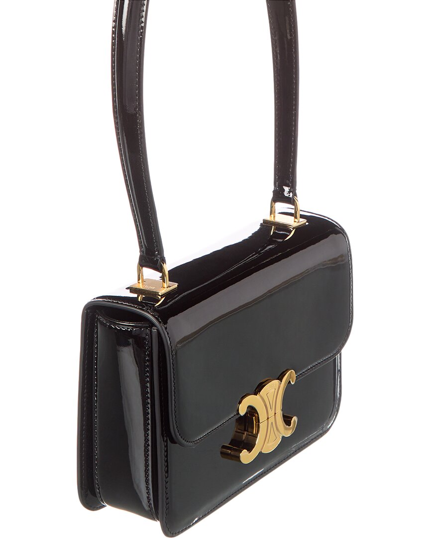 Celine Teen Garance Patent Shoulder Bag