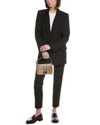 Burberry Highlands Mini Leather-Trim Duffel Bag