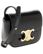 Celine Triomphe Leather Shoulder Bag