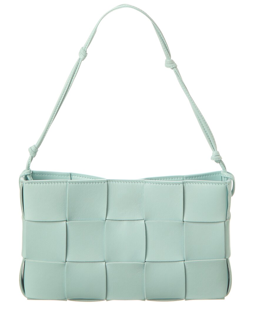 Bottega Veneta Cassette Mini Intreccio Leather Shoulder Bag