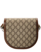 Gucci Blondie Horsebit Mini Gg Supreme Canvas & Leather Shoulder Bag