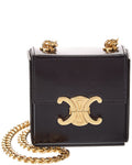 Celine Box Triomphe Mini Leather Crossbody (Authentic Pre-Loved)