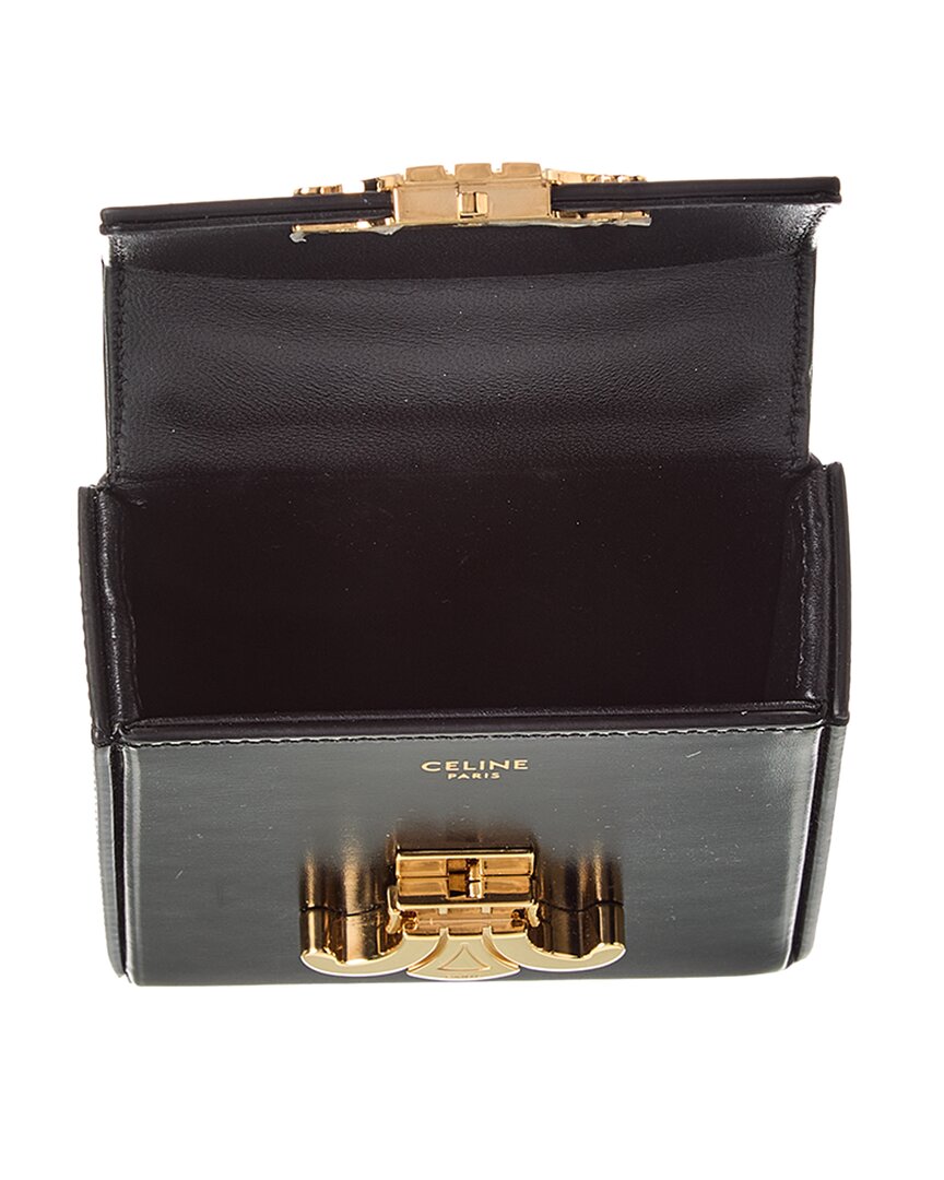 Celine Box Triomphe Mini Leather Crossbody (Authentic Pre-Loved)