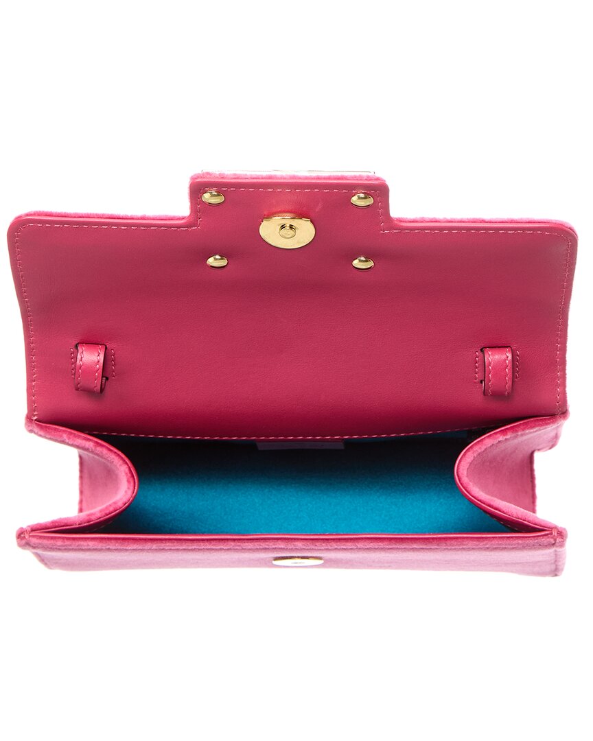 Gucci Square G Velvet Shoulder Bag (Authentic Pre-Loved)