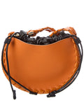 Chloé Mate Small Leather Hobo Bag Orange ONE SIZE