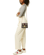 Gucci Ophidia Mini Gg Supreme Canvas & Leather Shoulder Bag