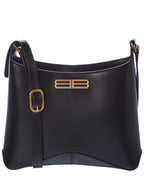 Balenciaga Xx Small Leather Flap Bag Black ONE SIZE