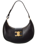 Celine Ava Triomphe Medium Leather Shoulder Bag