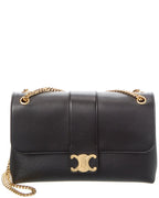 Celine Victoire Large Leather Shoulder Bag