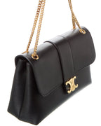Celine Victoire Large Leather Shoulder Bag