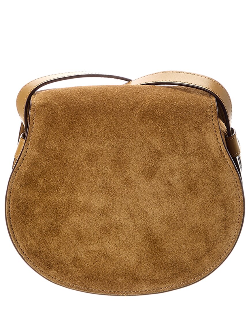 Chloé Marcie Small Suede Saddle Bag