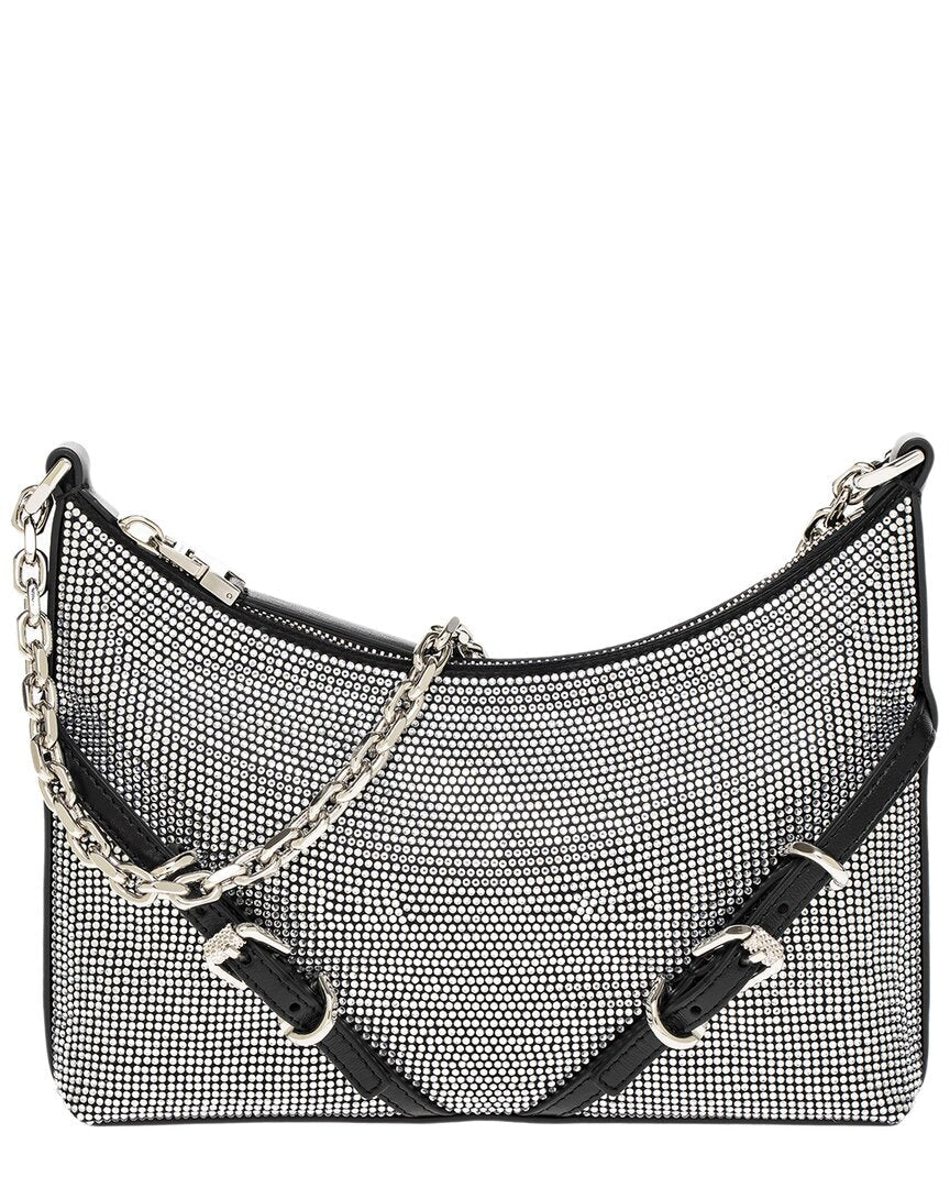 Givenchy Voyou Party Leather-Trim Crossbody