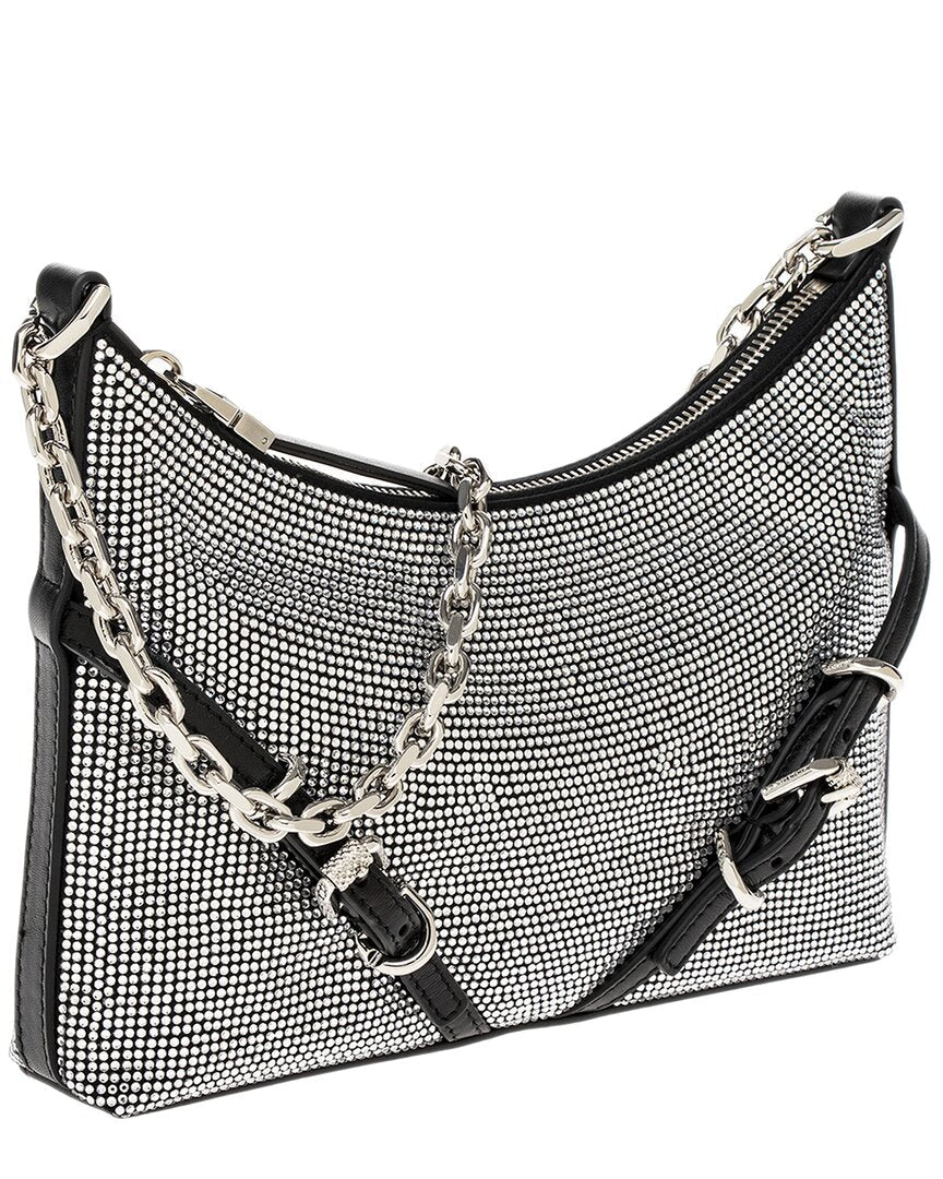 Givenchy Voyou Party Leather-Trim Crossbody