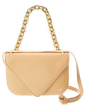 Bottega Veneta Mount Leather Shoulder Bag Beige ONE SIZE