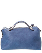 Fendi By The Way Selleria Medium Denim-Effect Leather Shoulder Bag