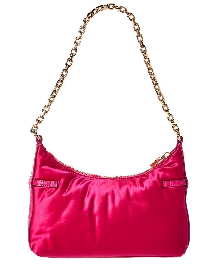 Givenchy Voyou Party Satin & Leather Shoulder Bag