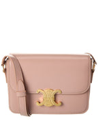Celine Triomphe Leather Shoulder Bag