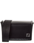Fendi Squared Ff & Canvas Shoulder Bag