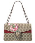 Gucci Beige Multicolor Dry Rose Blooms Gg Supreme Canvas Super Mini Dionysus
