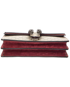 Gucci Beige Multicolor Dry Rose Blooms Gg Supreme Canvas Super Mini Dionysus
