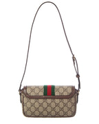 Gucci Ophidia Mini Gg Supreme Canvas & Leather Shoulder Bag