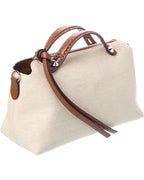 Fendi By The Way Selleria Medium Canvas & Leather Shoulder Bag