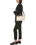 Fendi By The Way Selleria Medium Canvas & Leather Shoulder Bag