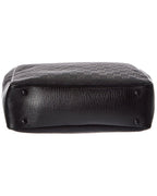 Gucci Black Gg Canvas Bamboo Handle Bag (Authentic Pre-Loved)
